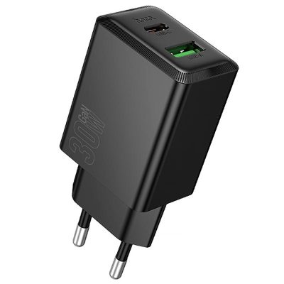 Мережевий зарядний пристрій Hoco N71 Nuevo PD 30W + QC 3.0 (1×USB-A / 1×USB-C)