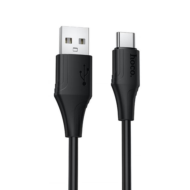 Дата кабель Hoco X124 Bien silicone USB to USB-C 3 А (1 м)