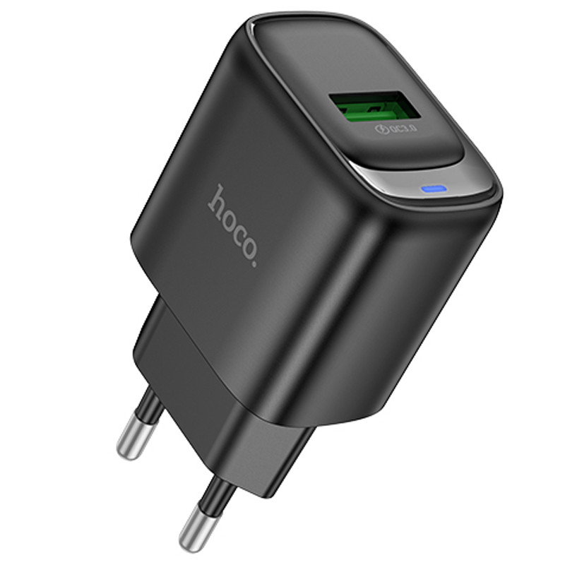 Мережевий зарядний пристрій Hoco C140A Smart QC 3.0 18W (1×USB-A)