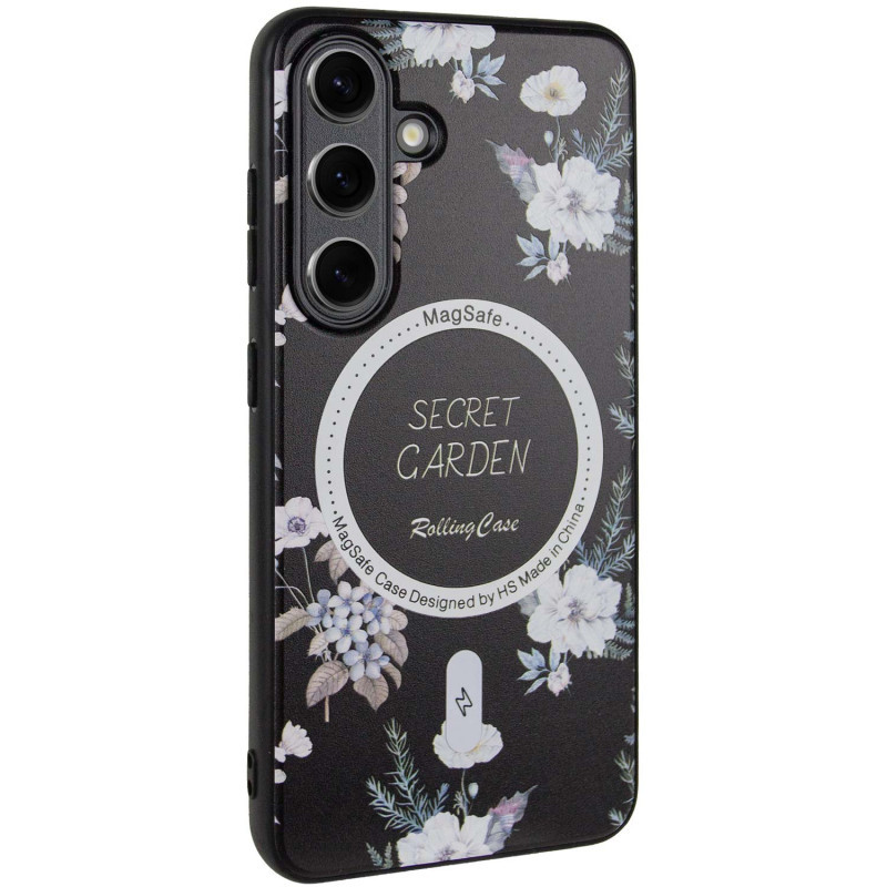 TPU + PC чохол Secret Garden with Magnetic Fit для Samsung Galaxy S23 FE