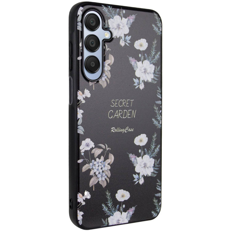 TPU + PC чохол Secret Garden для Samsung Galaxy A15 4G/5G Lilac