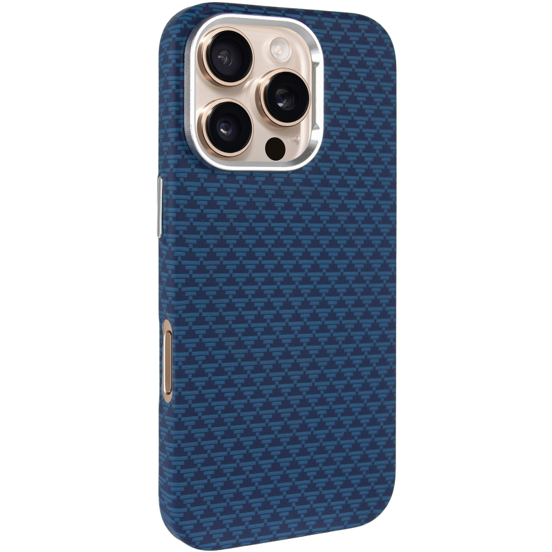 Чохол TPU + PC KVZV Triangular Pattern with Magnetic Fit для Apple iPhone 16 Pro (6.3″)