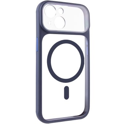 Чохол TPU + PC GETMAN Moon Clear with Magnetic Fit для Apple iPhone 14 (6.1″)
