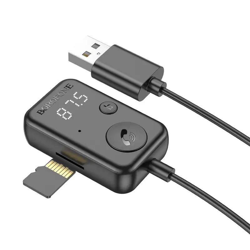 Bluetooth аудіо ресивер Borofone BC49 June (USB-A) Black