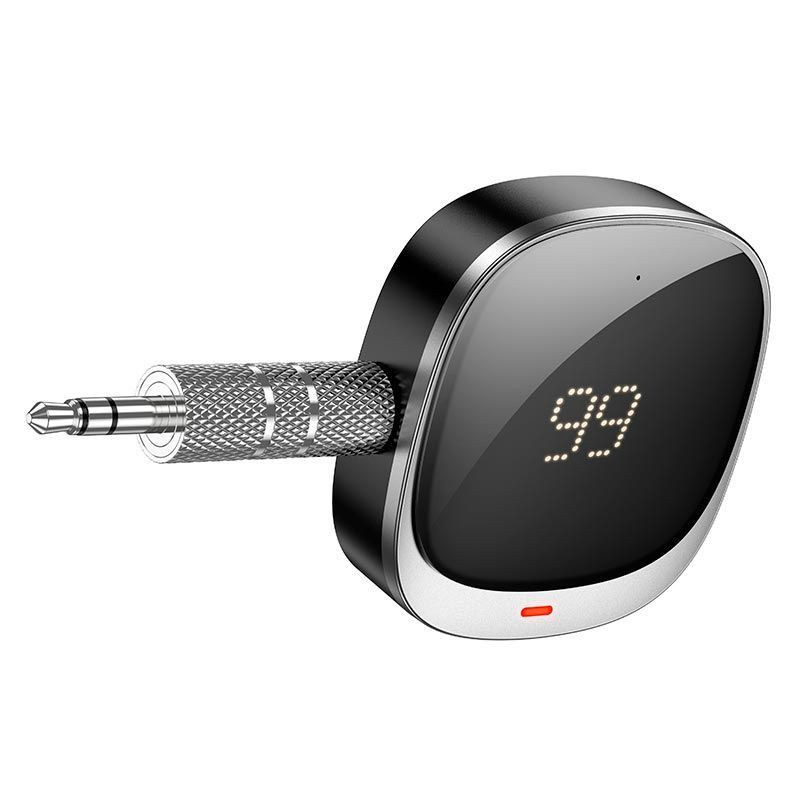 Bluetooth аудіо ресивер Hoco E80 Travel (AUX 3.5mm) Black