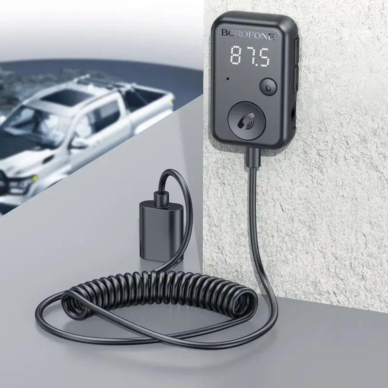 Bluetooth аудіо ресивер Borofone BC49 June (USB-A) Black