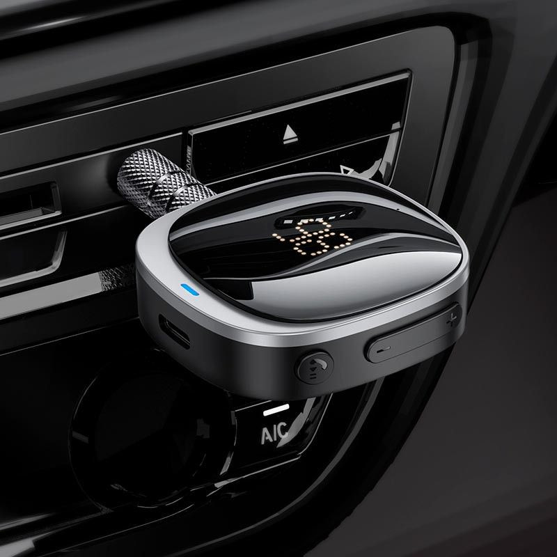 Bluetooth аудіо ресивер Hoco E80 Travel (AUX 3.5mm) Black