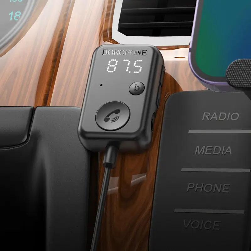 Bluetooth аудіо ресивер Borofone BC49 June (USB-A) Black