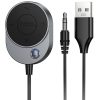 Bluetooth аудіо ресивер Hoco E150 Path (AUX 3.5mm+USB-A) Metal gray