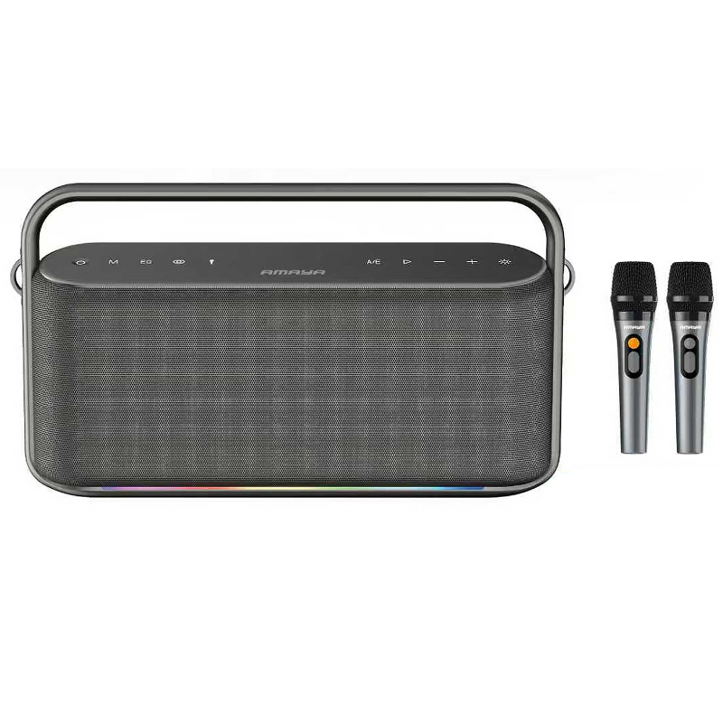 Bluetooth Колонка Amaya SC600 Two-person 200W + два мікрофона Black