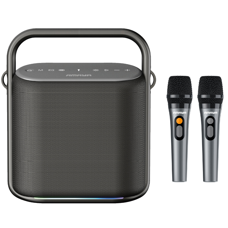 Bluetooth Колонка Amaya SC500 Two-person 80W + два мікрофона Black