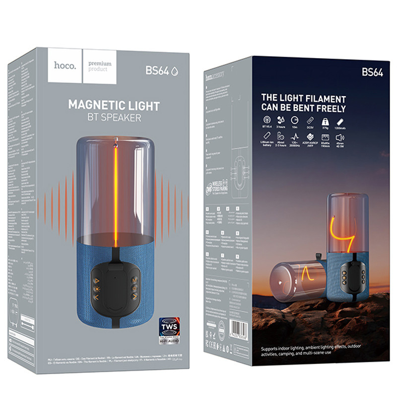 Bluetooth Колонка Hoco BS64 Rocker 5W Blue