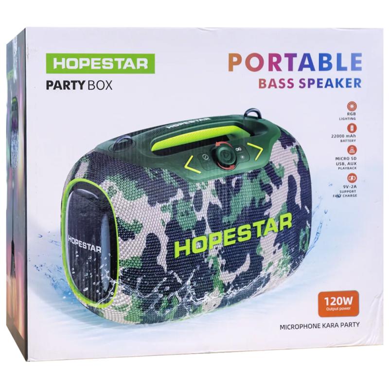 Bluetooth колонка Hopestar PartyBox 120W Army