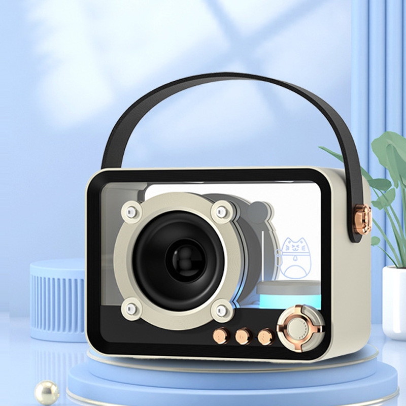 Bluetooth колонка QD05 Retro Style 5W Biege