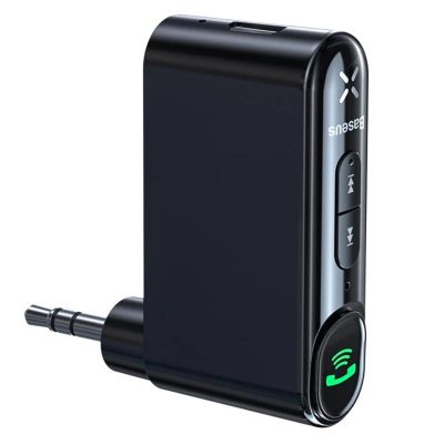 Bluetooth ресивер Baseus BSBA-02 AUX Wireless Audio Receiver (WXQY01) Black