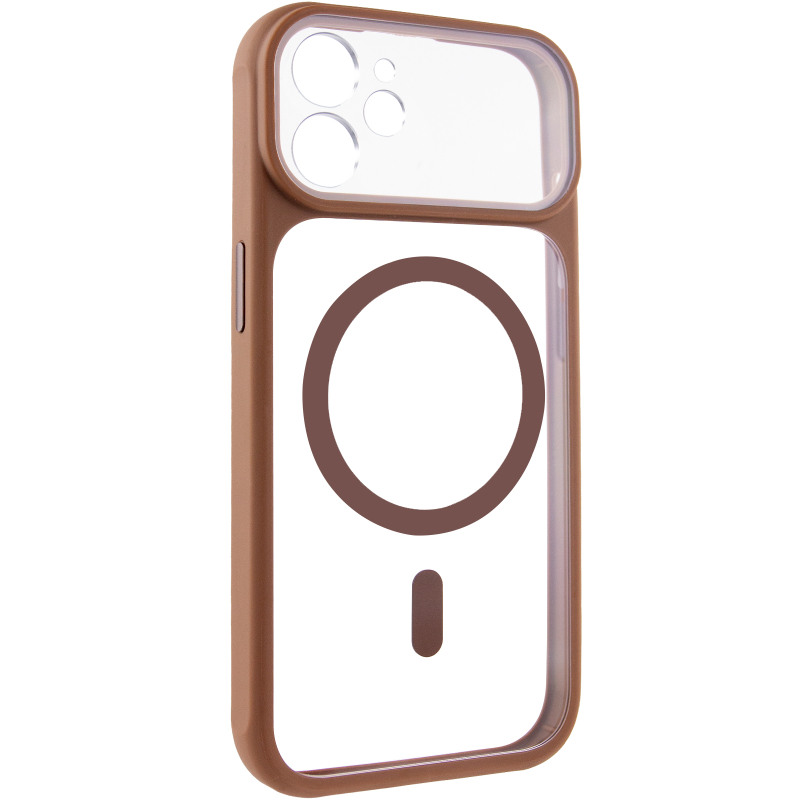 Чохол TPU + PC GETMAN Moon Clear with Magnetic Fit для Apple iPhone 12 (6.1″)