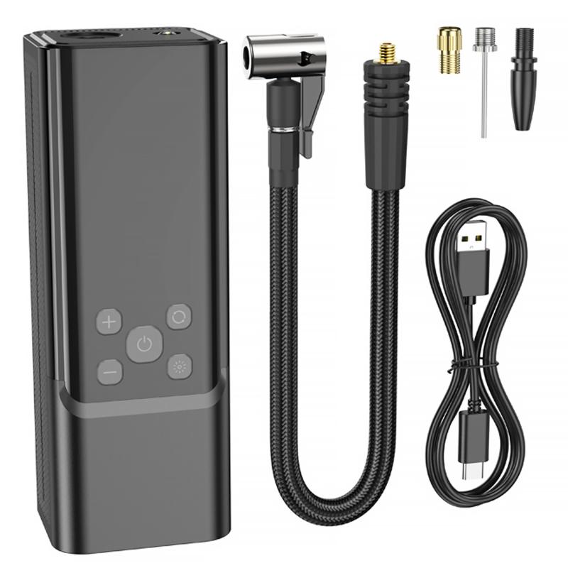 Автомобільний насос Hoco ZP7 Maddy smart (5000 mAh) Black