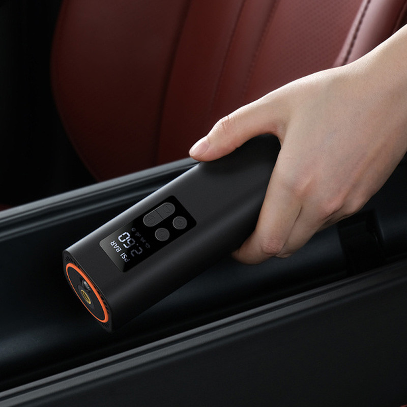 Автомобільний насос Baseus Super Mini Inflator Pump (CRCQ000001) Black