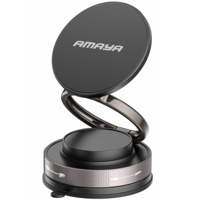 Автотримач Amaya APH-20 Vacuum Suction Magnetic Black
