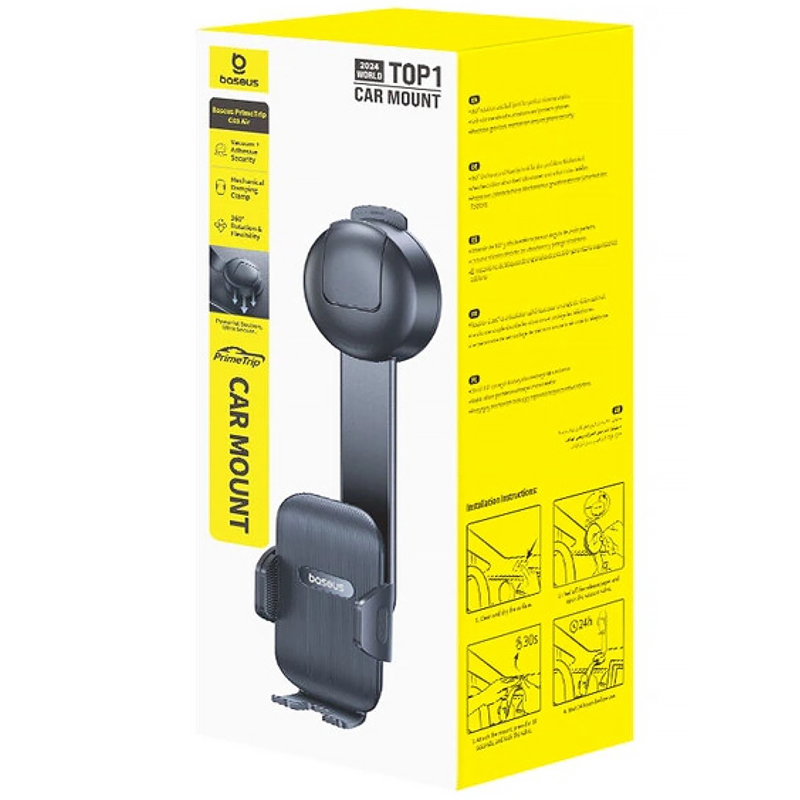 Автотримач Baseus PrimeTrip C03 Air with suction base (C0013C) Cosmic Black