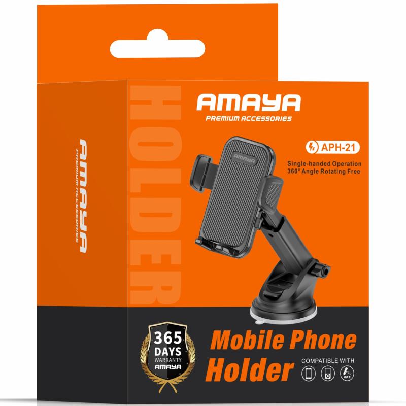 Автотримач Amaya APH-21 (center console) Black