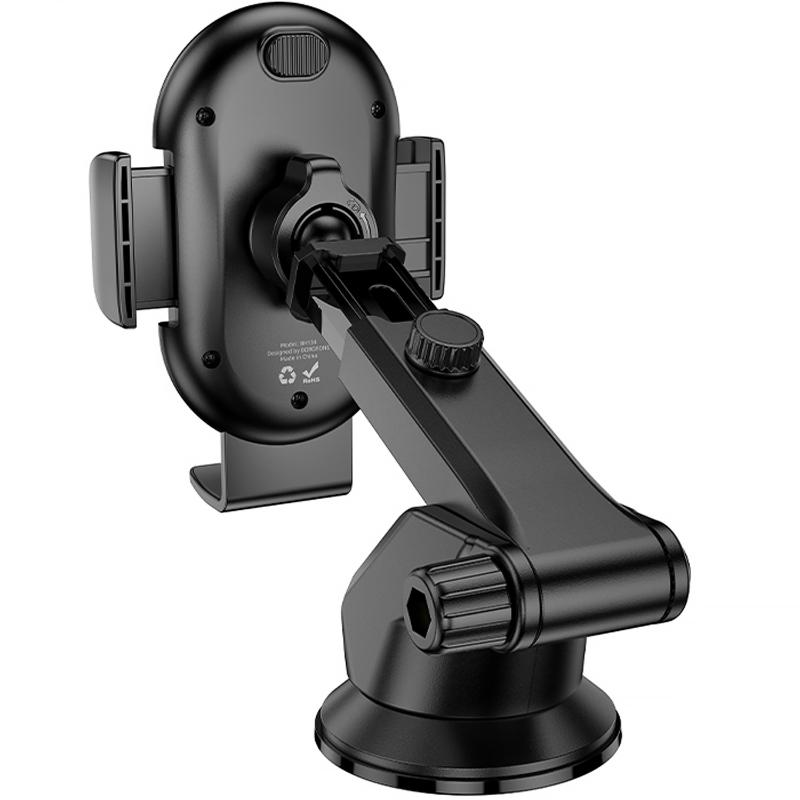 Автотримач Borofone BH134 Rio push-type (center console) Black