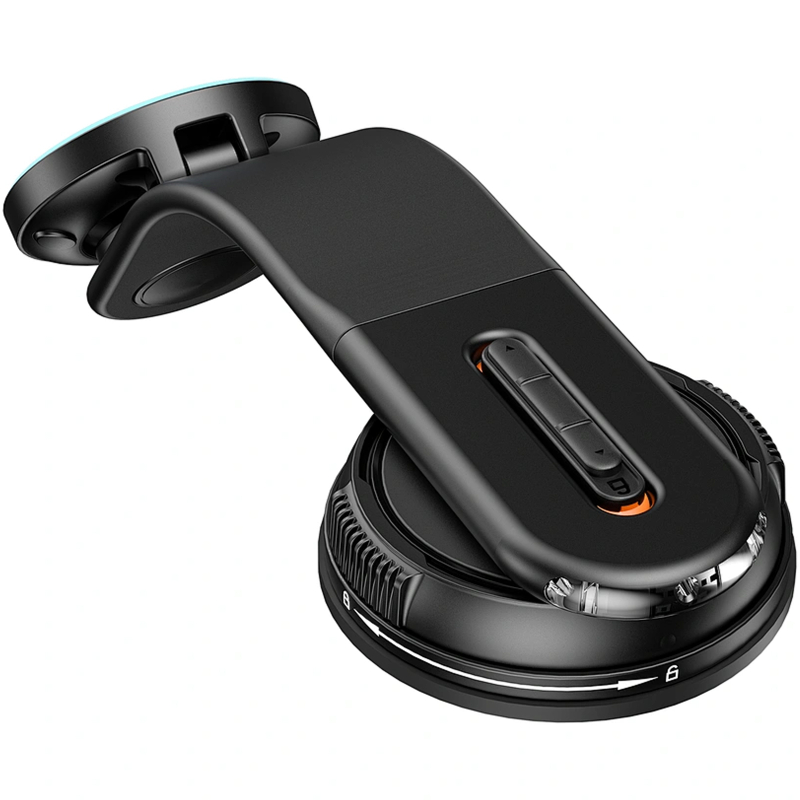 Автотримач з Бездротовий зарядний пристрій WIWU CH-327 Universal Automatic 15W (center console) Black