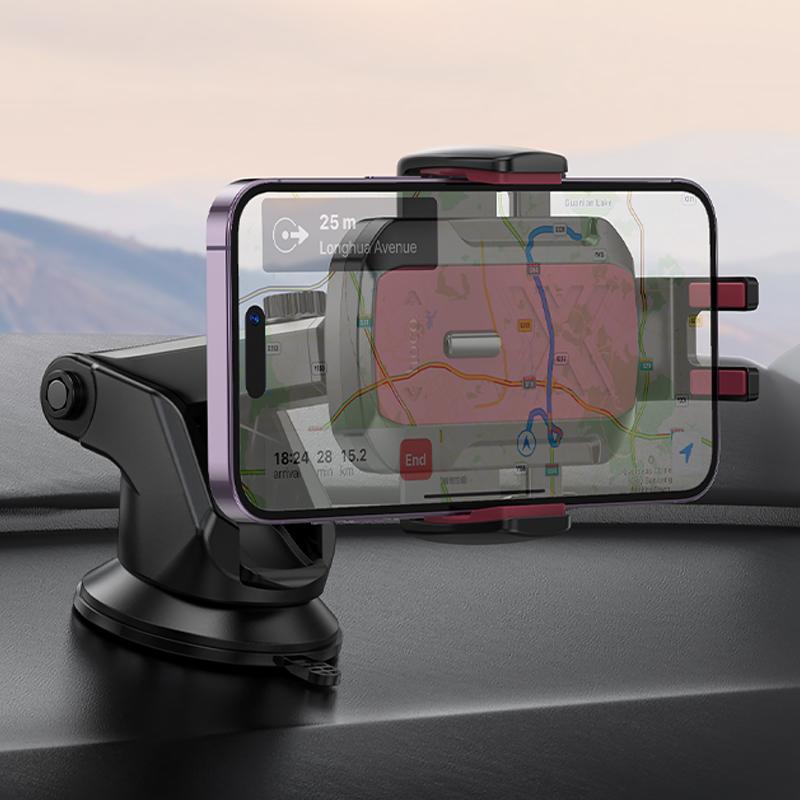 Автотримач Hoco H65 Gamble one-button (center console)