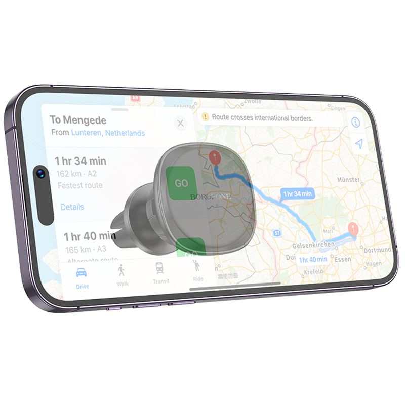 Автотримач Borofone BH102 Cloud magnetic (air outlet) Black