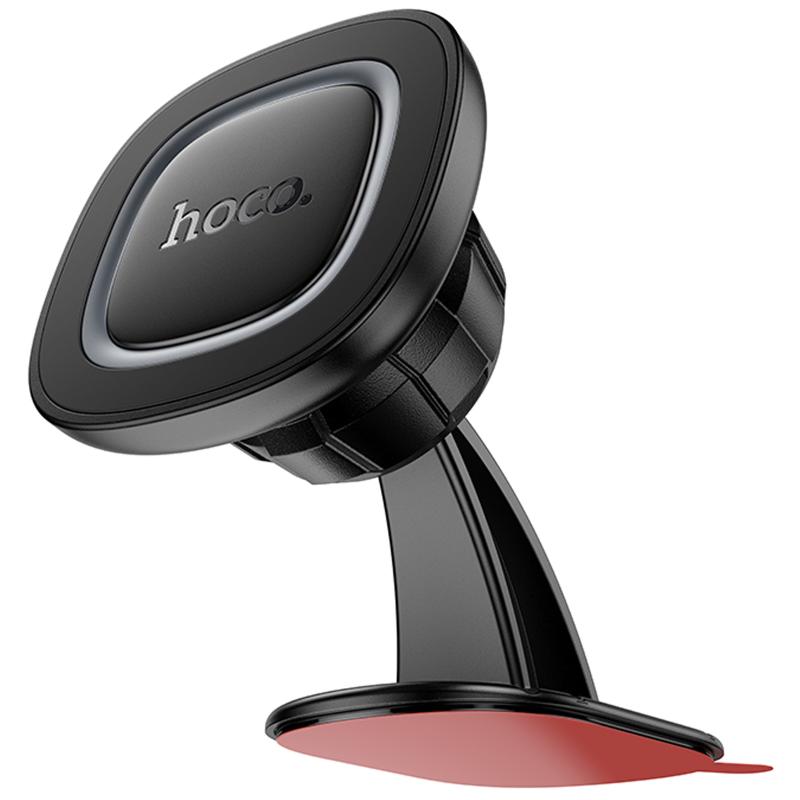 Автотримач Hoco H73 Crown magnetic (center console) Black / Metal gray