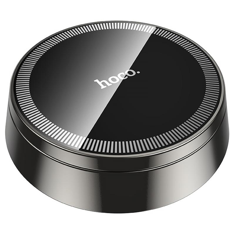 Автотримач Hoco H83 Metal ring magnetic (center console) Metal grey