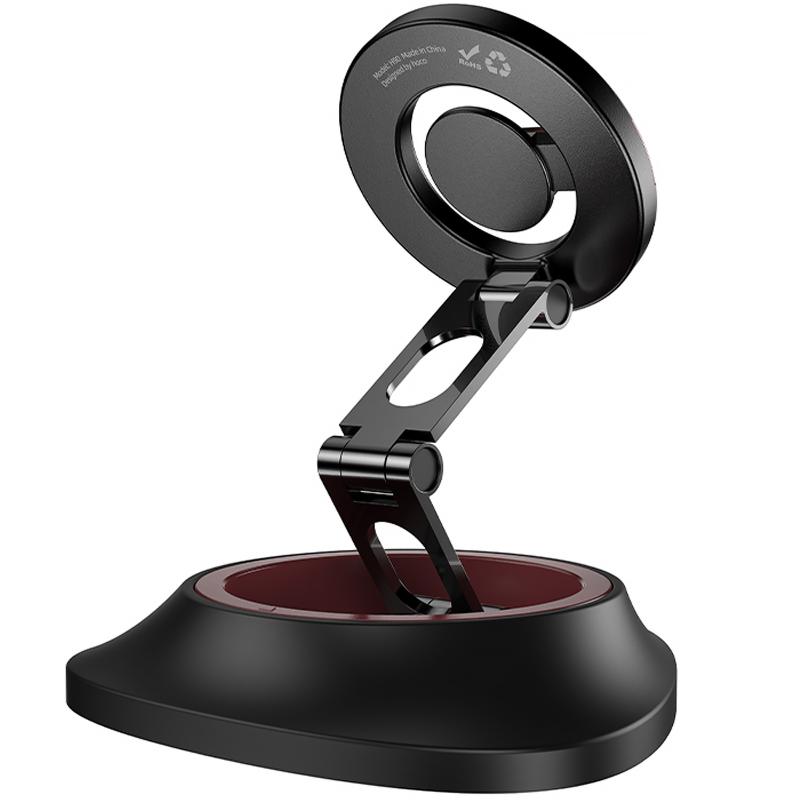 Автотримач Hoco H90 Tower magnetic (dashboard) Black / Red