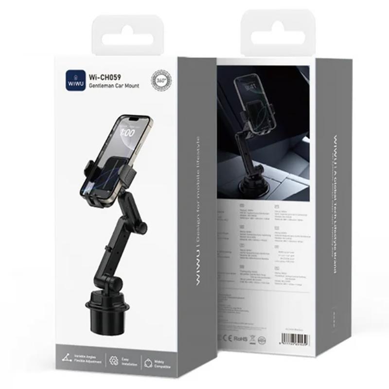 Автотримач WIWU Wi-CH059 for cup holder Black
