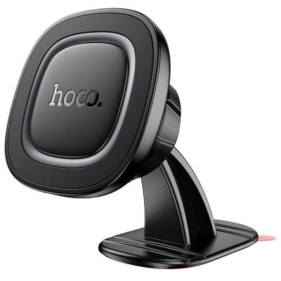 Автотримач Hoco H73 Crown magnetic (center console) Black / Metal gray