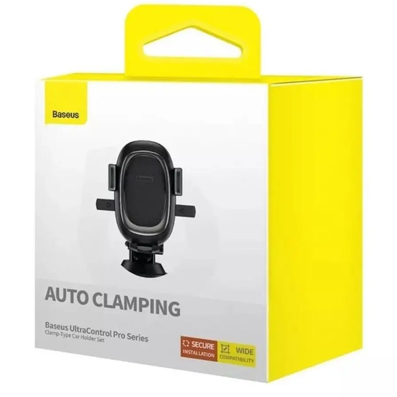 Автотримач Baseus UltraControl Pro Series Clamp-Type (C40351600113-0) Cluster Black