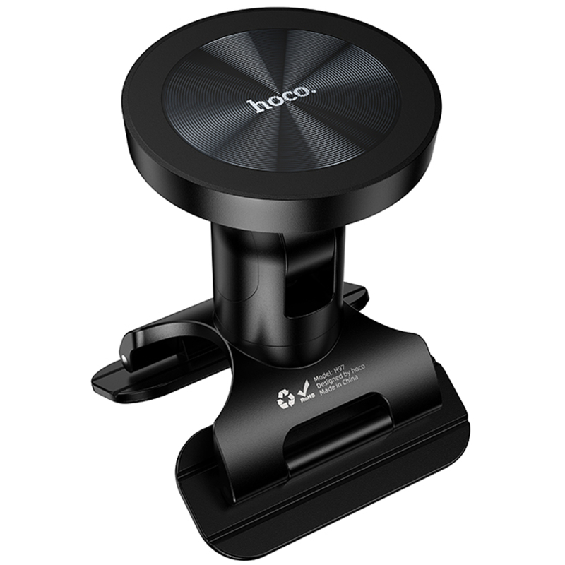 Автотримач Hoco H97 Eminent pull clip (center console) Black