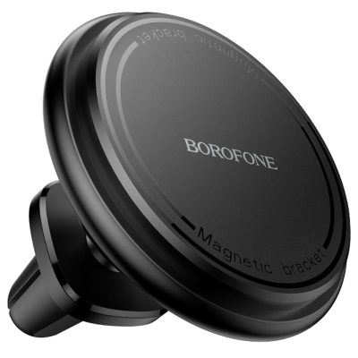 Автотримач Borofone BH135 Parker ring magnetic (air outlet) Black