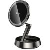 Автотримач Hoco H83 Metal ring magnetic (center console) Metal grey