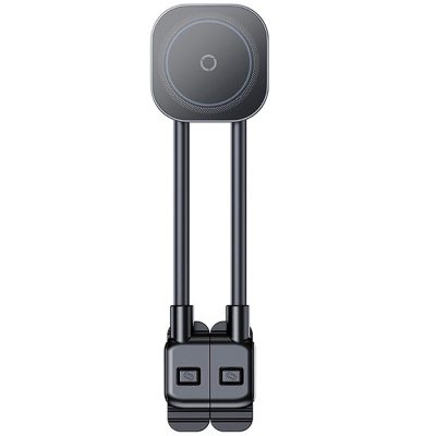 Автотримач з Бездротовий зарядний пристрій Baseus PrimeTrip C03s Pro Magnetic 15W (center console) (C0013B) Cosmic Black