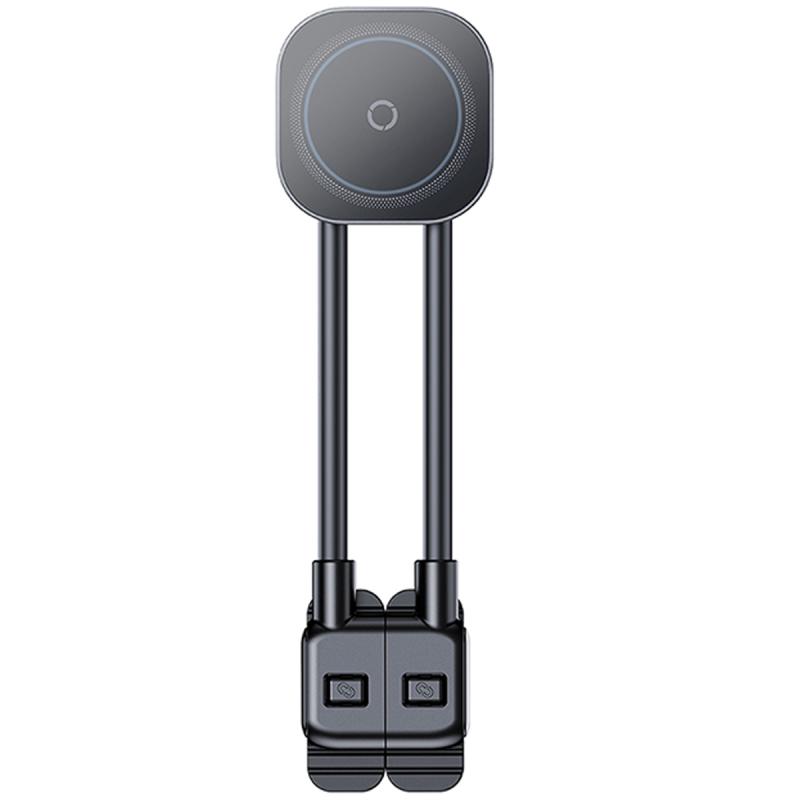 Автотримач з Бездротовий зарядний пристрій Baseus PrimeTrip C03s Pro Magnetic 15W (center console) (C0013B) Cosmic Black
