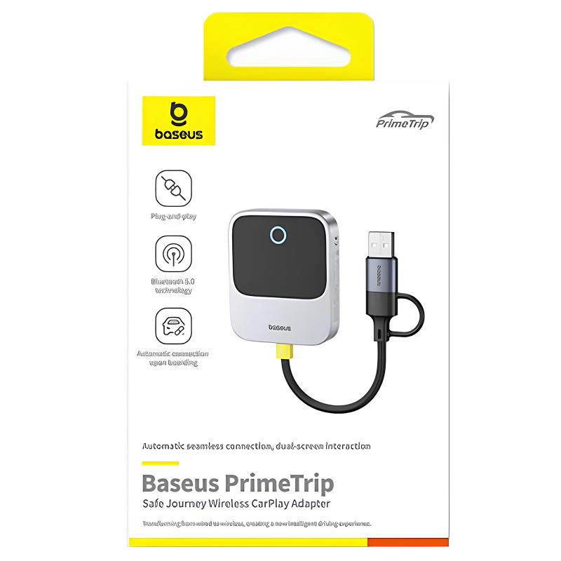 Адаптер Baseus SafeJourney Series OS Wireless CarPlay (C10745100813-00) Space Grey