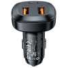 АЗП Acefast B9 PD36W+QC4.0 total 66W (2USB-A/1C) Black