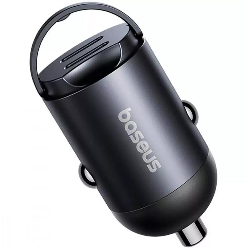Автомобільний зарядний пристрій Baseus Tiny Star Mini 30W (2×USB-C) (C00035001121) Black