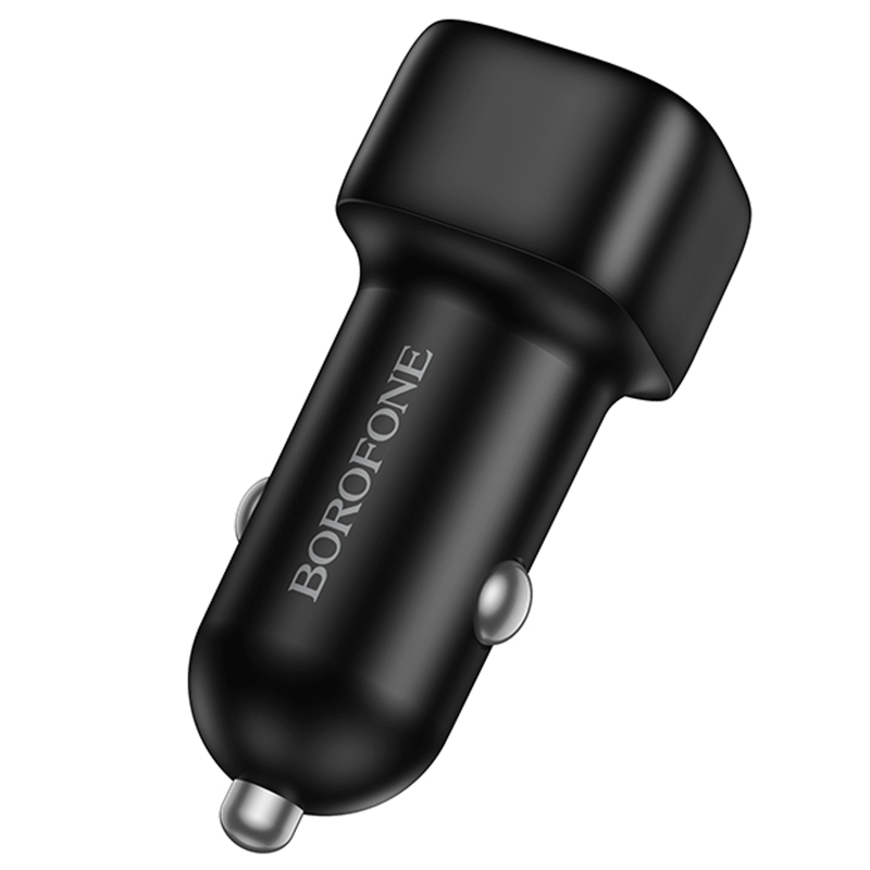 Автомобільний зарядний пристрій Borofone BZ34B Cloud PD 20W + QC 3.0 total 38W (1×USB-A / 1×USB-C)