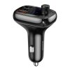 АЗП FM модулятор Baseus S-13 36W (2USB-A/1C) (CCMT000101) Чорний