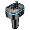 АЗП FM модулятор Hoco E62 PD20W+QC3.0 (2USB-A/1C) Чорний