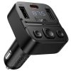 АЗП FM модулятор Hoco E87 Delta 35W (1USB-A/1C) Black