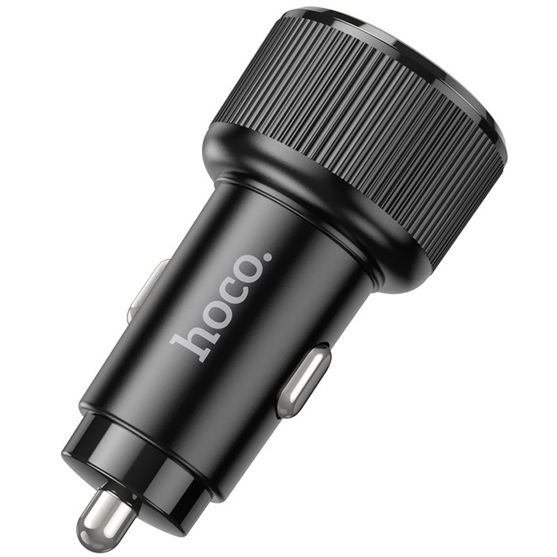 Автомобільний зарядний пристрій Hoco NZ14B Guerrero PD 50W (2C) Black