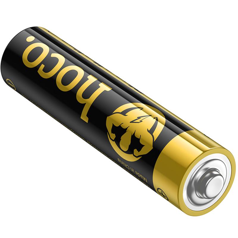 Батарейки Hoco JA2B AAA (LR03) Alkaline 4 pcs Black