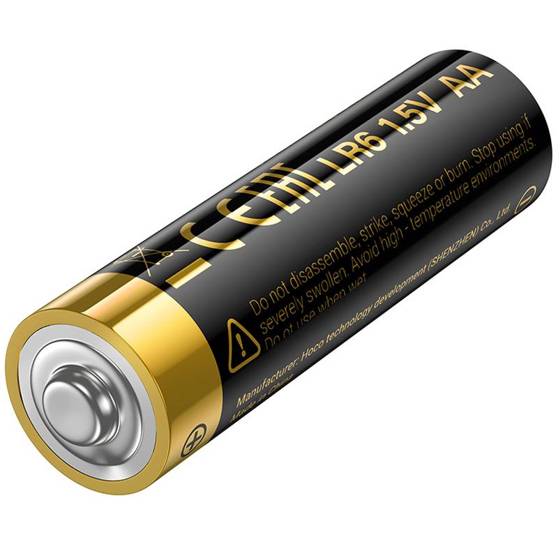 Батарейки Hoco JA1 AA (LR6) Alkaline 10 pcs Black